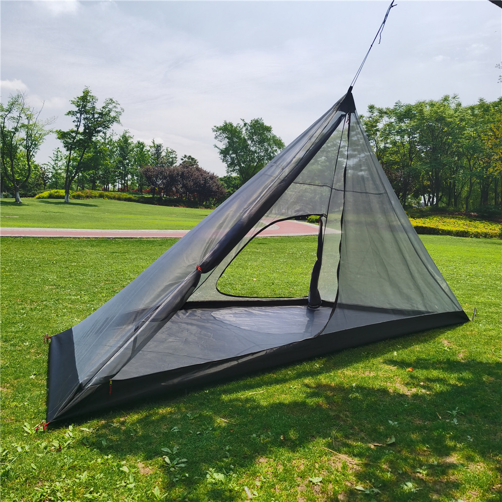 Cheap Goat Tents Ultralight Pyramid Outdoor Indoor Tent Summer Mesh Tent Portable Hiking Camping Tepee Inside Tent 2022 New   